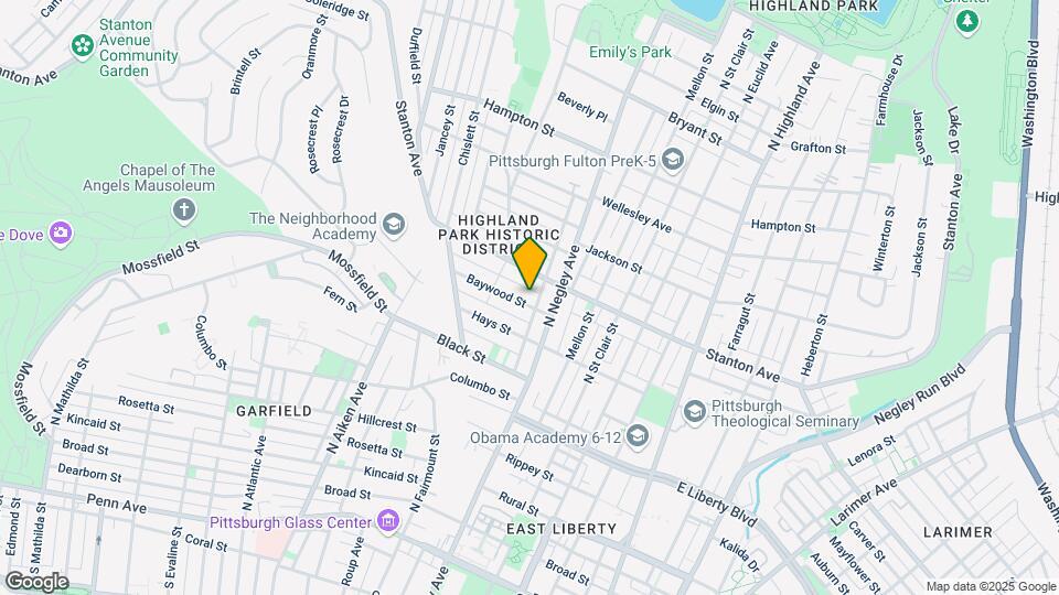 5539 Baywood St Map and Location Details