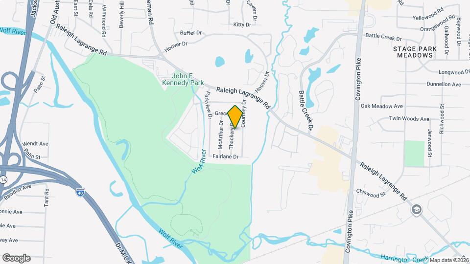 2560 Thackery Dr Map and Location Details