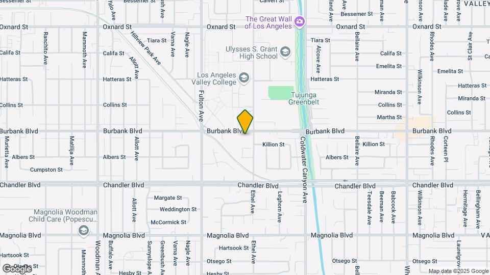 13110 Burbank Blvd Map and Location Details