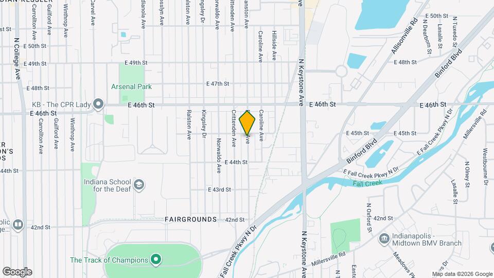 4448 Evanston Ave Map and Location Details