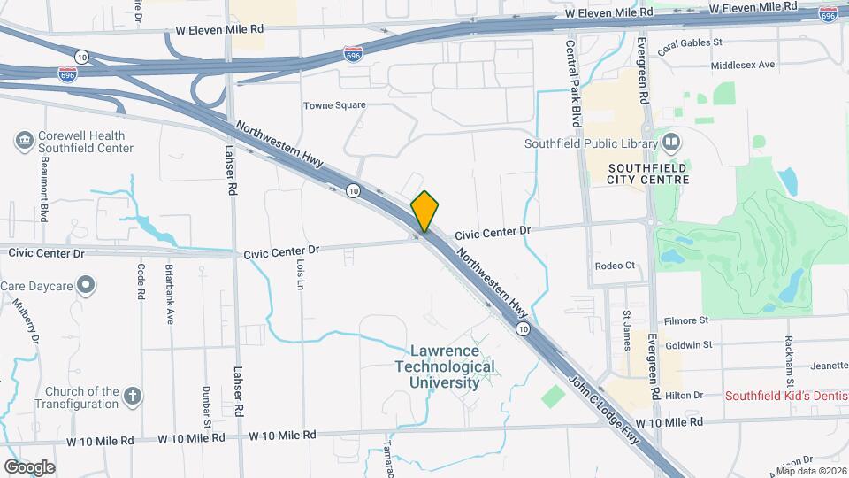 5000 Civic Center Dr Map and Location Details