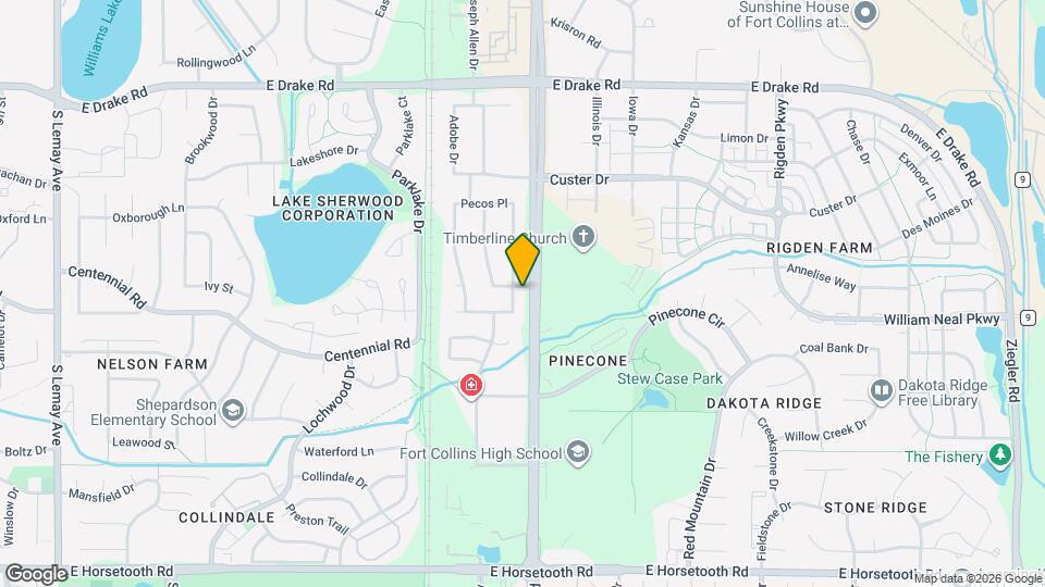 3000 Sombrero Ln Map and Location Details