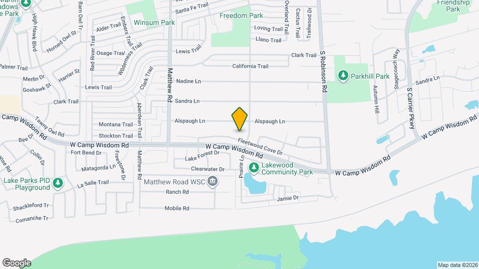 1212 Fleetwood Cove Dr Map and Location Details