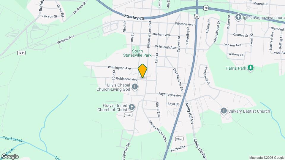 616 Goldsboro Ave Map and Location Details
