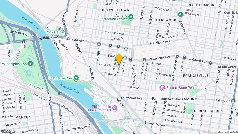 846 LeCount St Map and Location Details