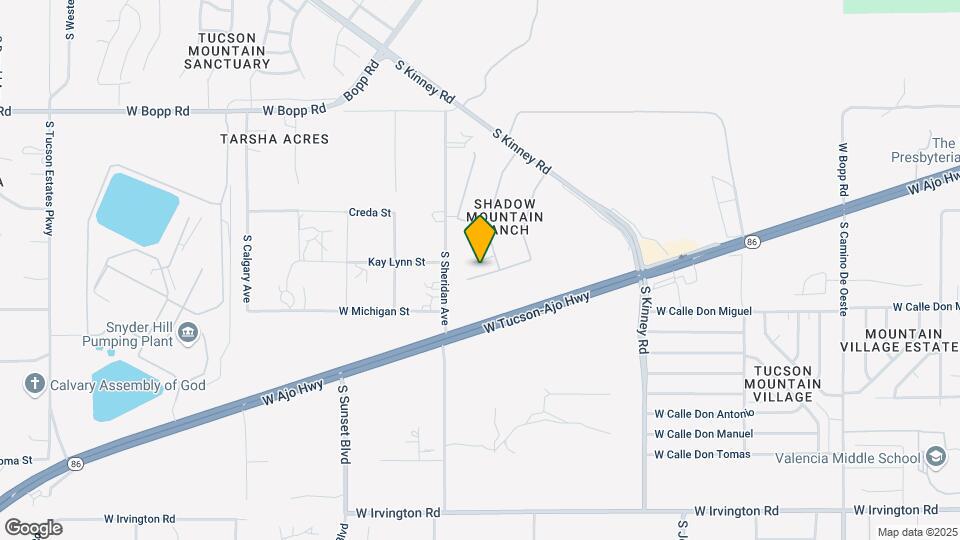 5322 W Olivine Dr Map and Location Details