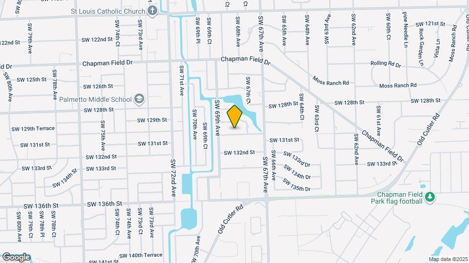 6841 SW 130th Terrace Map and Location Details