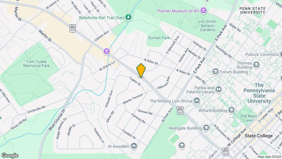 930 N Atherton St Map and Location Details