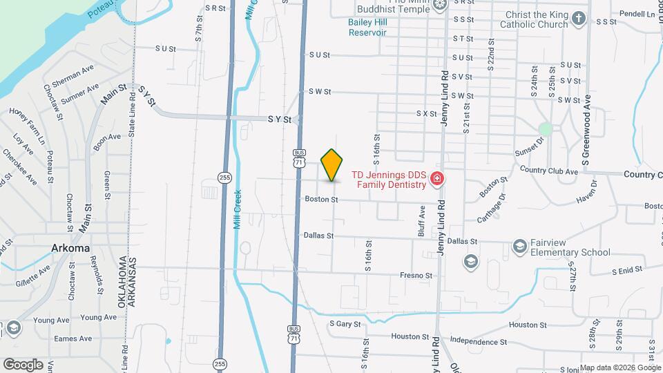 2906 S 14th St Map and Location Details
