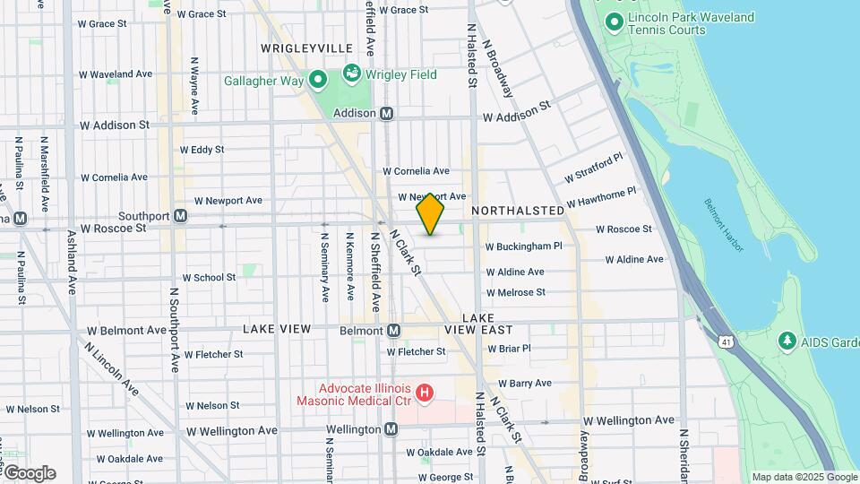 854 W Buckingham Pl, Unit 2R Map and Location Details