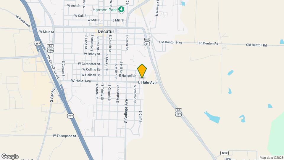 607 E Hale Ave Map and Location Details