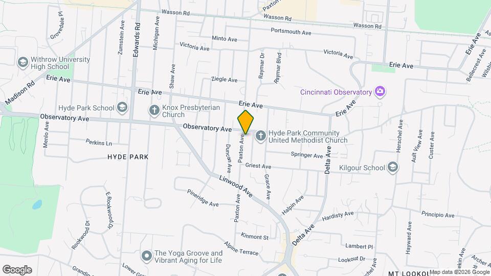 1344 Paxton Ave, Unit Apt 2 Mapa y Detalles de la Ubicación