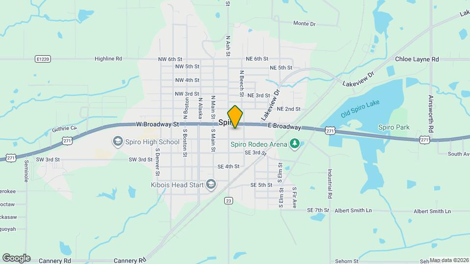 114 S Ash Map and Location Details