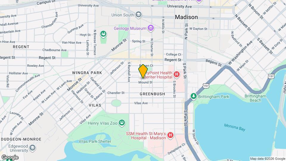 1236 Mound St Map and Location Details