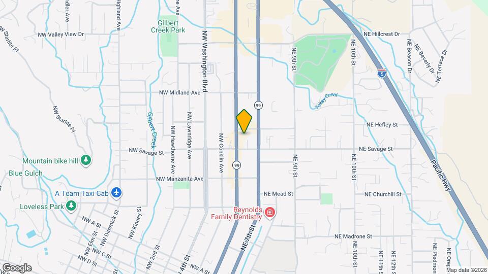 1316 NE Foster Way Map and Location Details