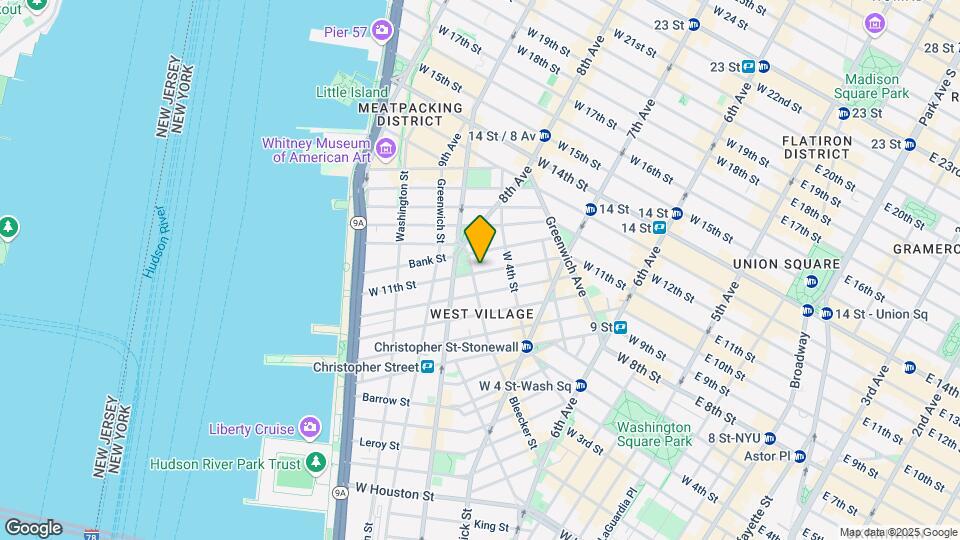 283 W 11th St Map and Location Details