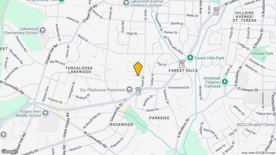 1506 Southwood Dr Mapa y Detalles de la Ubicación