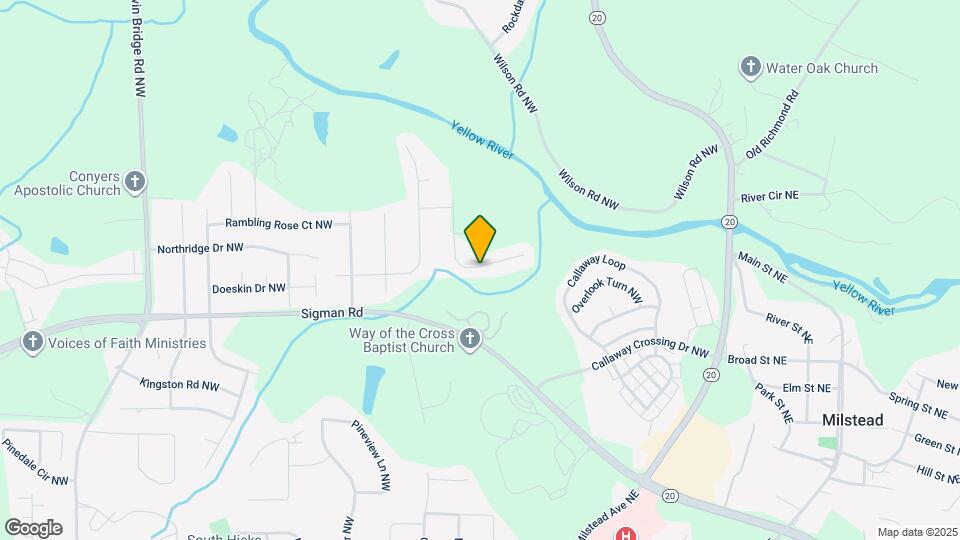 609 Upland Ridge Dr NW Map and Location Details