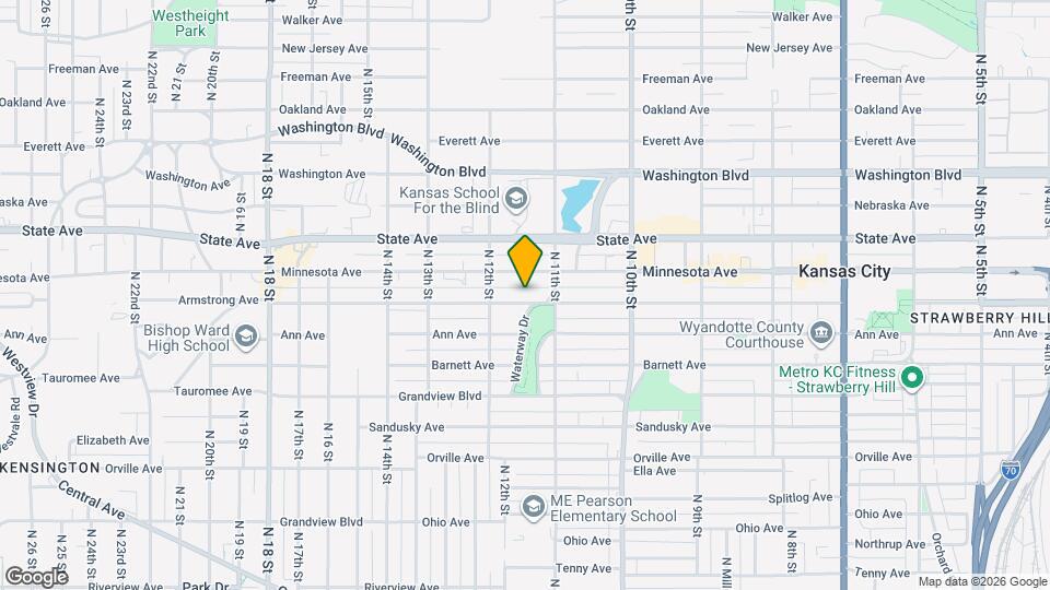 1122 Armstrong Ave Map and Location Details