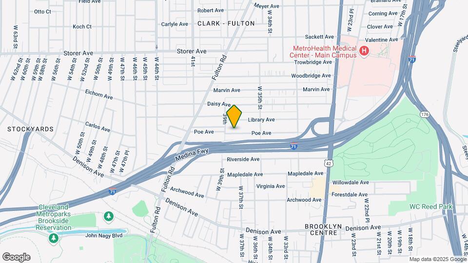 3802 Poe Ave Map and Location Details