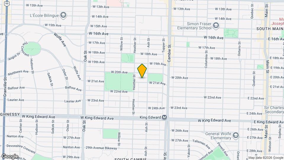 641 W 21st Ave Map and Location Details