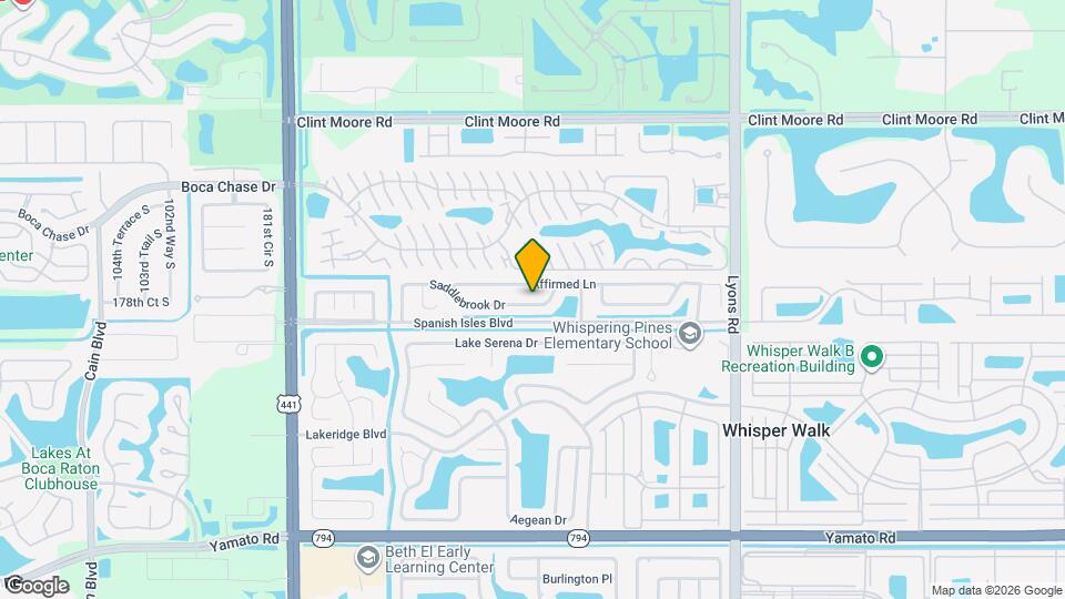 9429 Saddlebrook Dr Map and Location Details