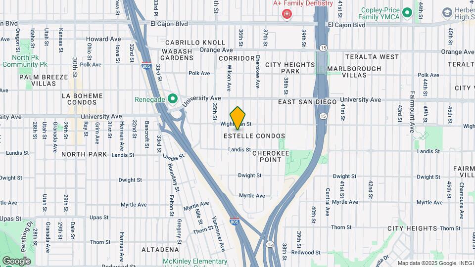 3762-3764 36th St Map and Location Details