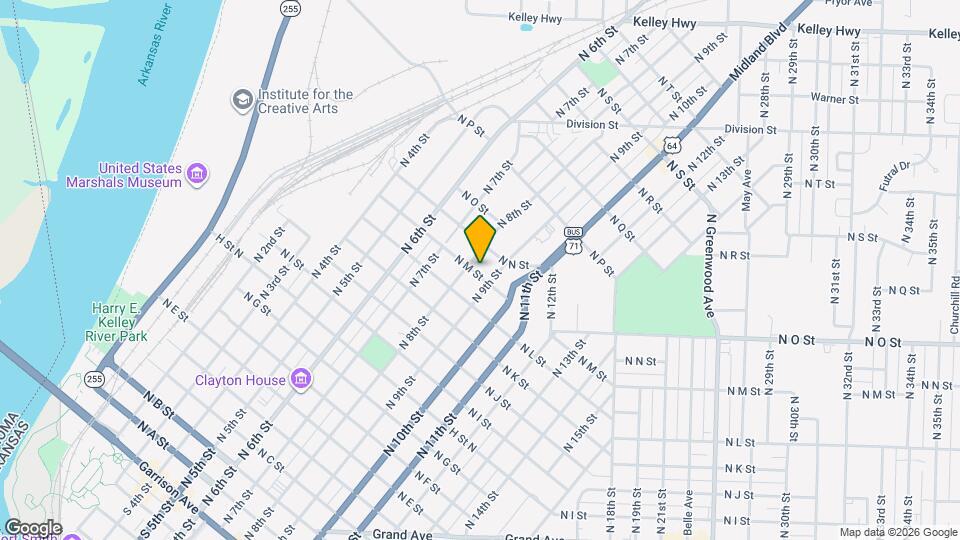 1300 1/2-1302 N 8th St Map and Location Details