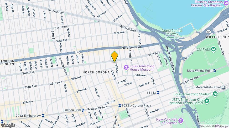 3414 105th St Map and Location Details