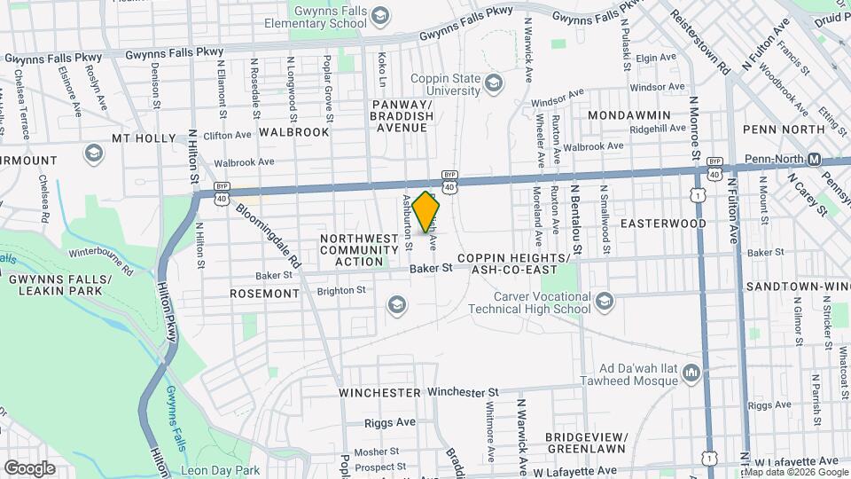 2709 Presbury St Map and Location Details