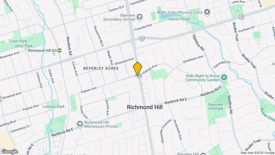 464 Palmer Ave Map and Location Details