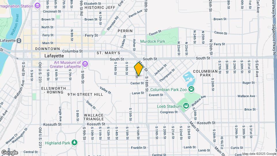 1601 Grove St Mapa y Detalles de la Ubicación