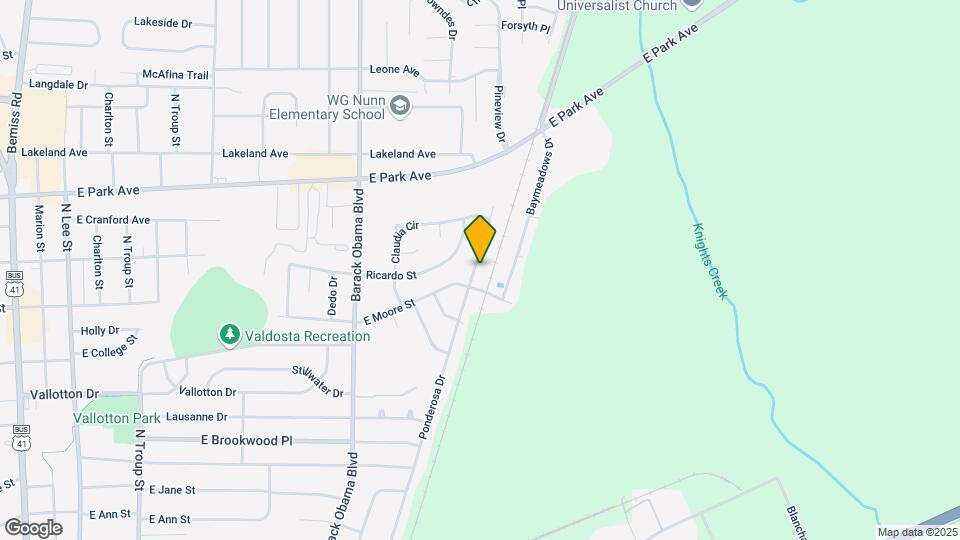 Ponderosa Dr 8-Unit Map and Location Details