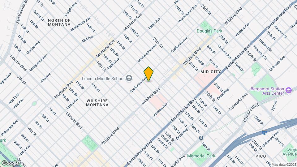 1125 16th St Map and Location Details