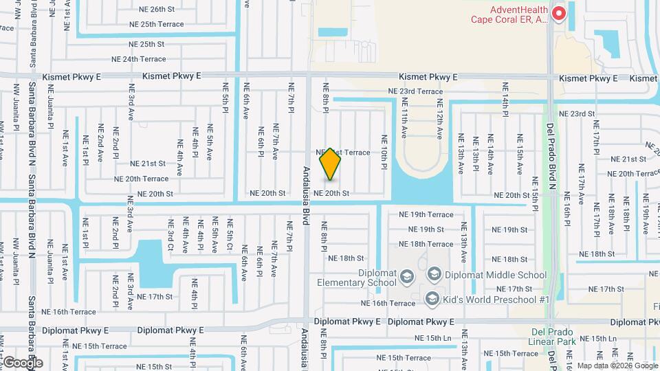 2015 NE 8th Pl Map and Location Details