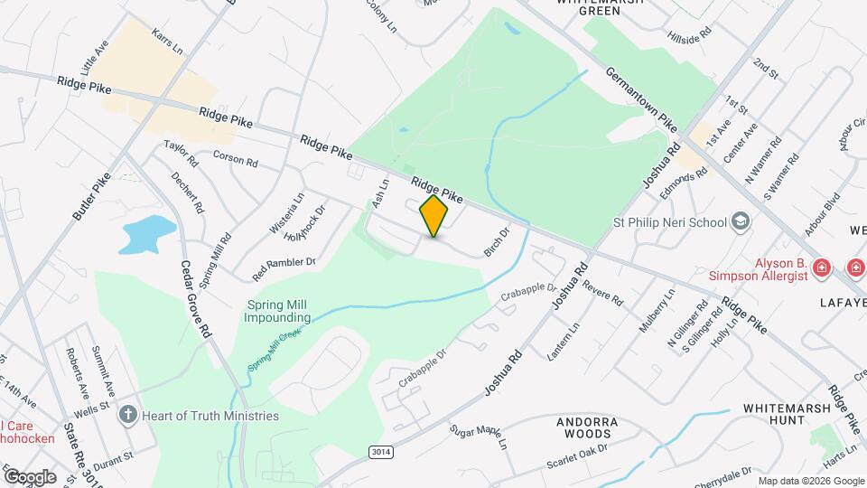 268 Birch Dr Map and Location Details