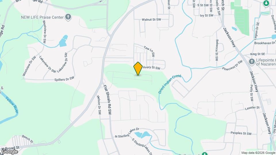 7615 Saffron Ave Map and Location Details