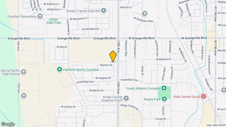 1746 Bryman St Map and Location Details