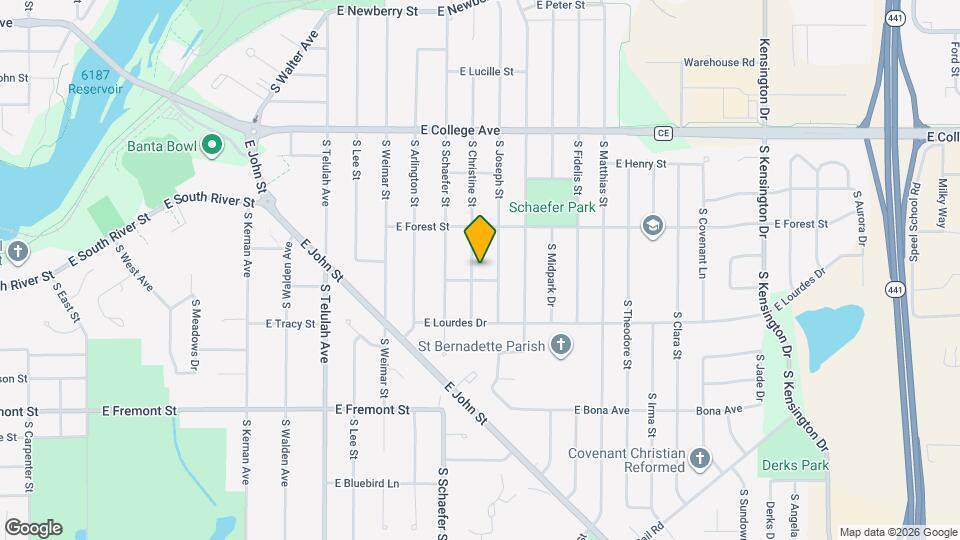 906 S Christine St Map and Location Details