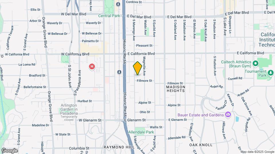 750 S Marengo Ave Map and Location Details