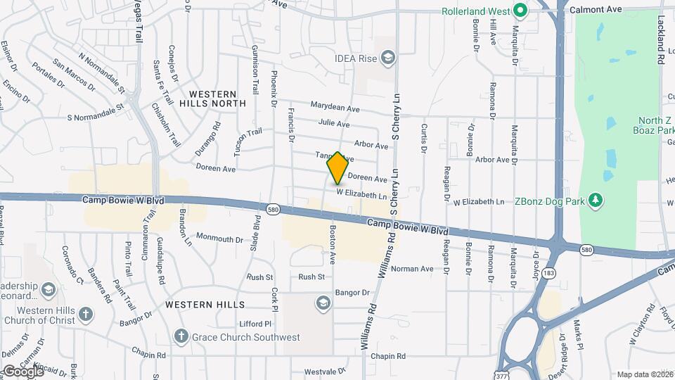 8026 W Elizabeth Ln Map and Location Details