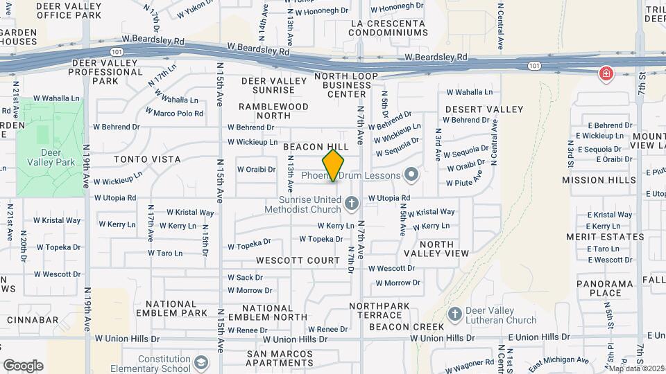 801 W Piute Ave Mapa y Detalles de la Ubicación