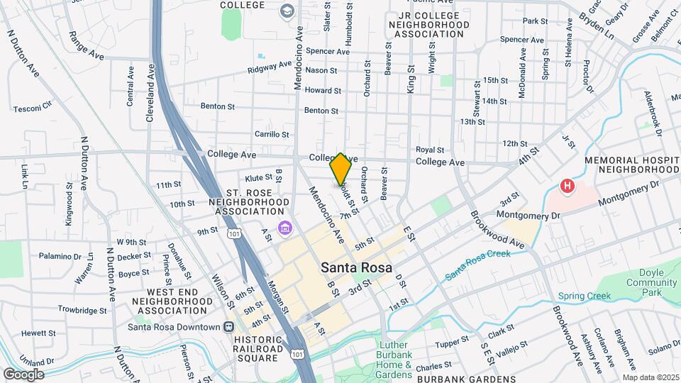 537 Humboldt St Map and Location Details
