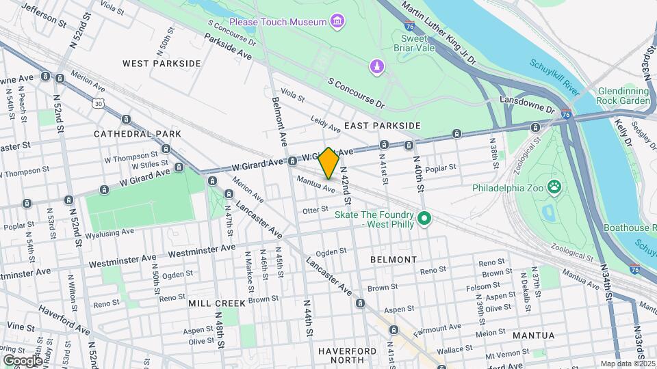 4237 Mantua Ave Map and Location Details