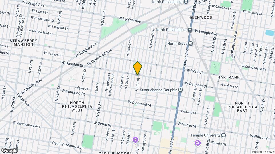 2260 N 18th St Map and Location Details