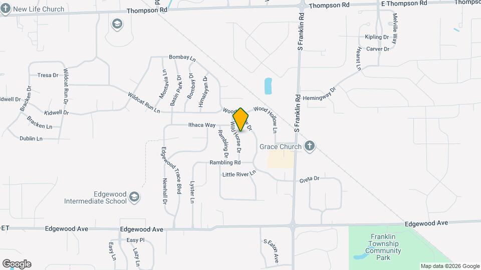 5561 Wild Horse Dr Map and Location Details