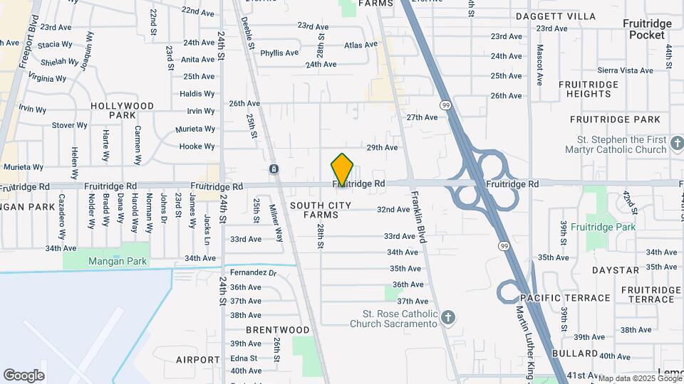 2840 Fruitridge Rd Map and Location Details