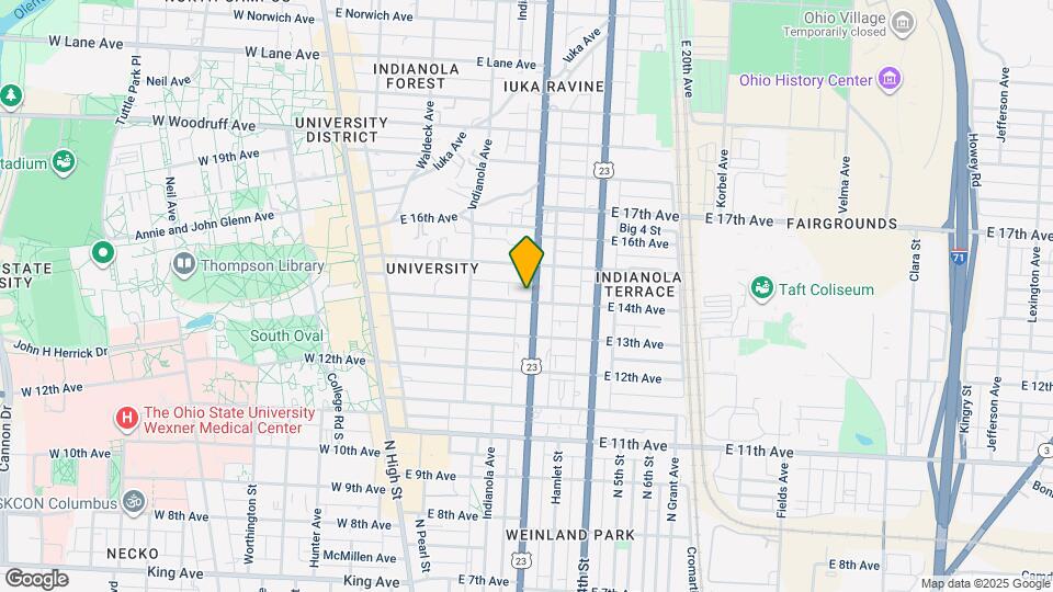 226 E 14th Ave Mapa y Detalles de la Ubicación