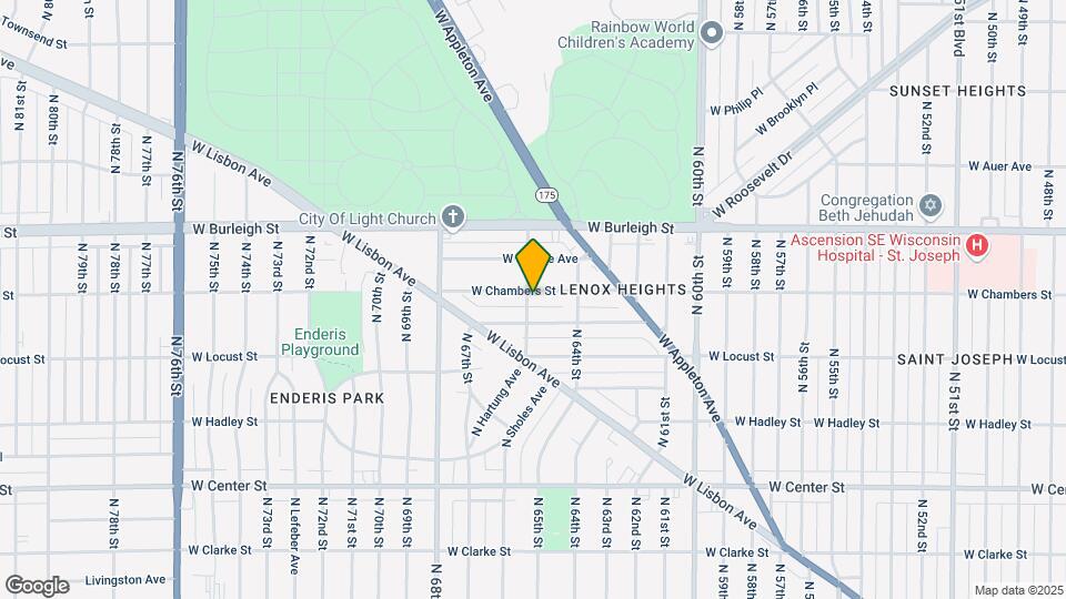 2972-2974 N 66th St Map and Location Details