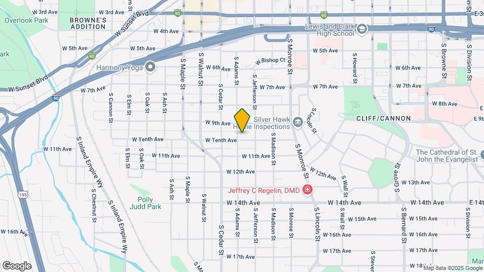 927 S Adams St Map and Location Details